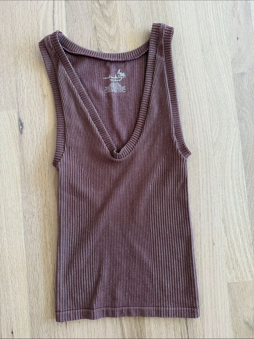 Intimately by Free People Sleeveless Scoop Neck stretch Tank Top - Brown
